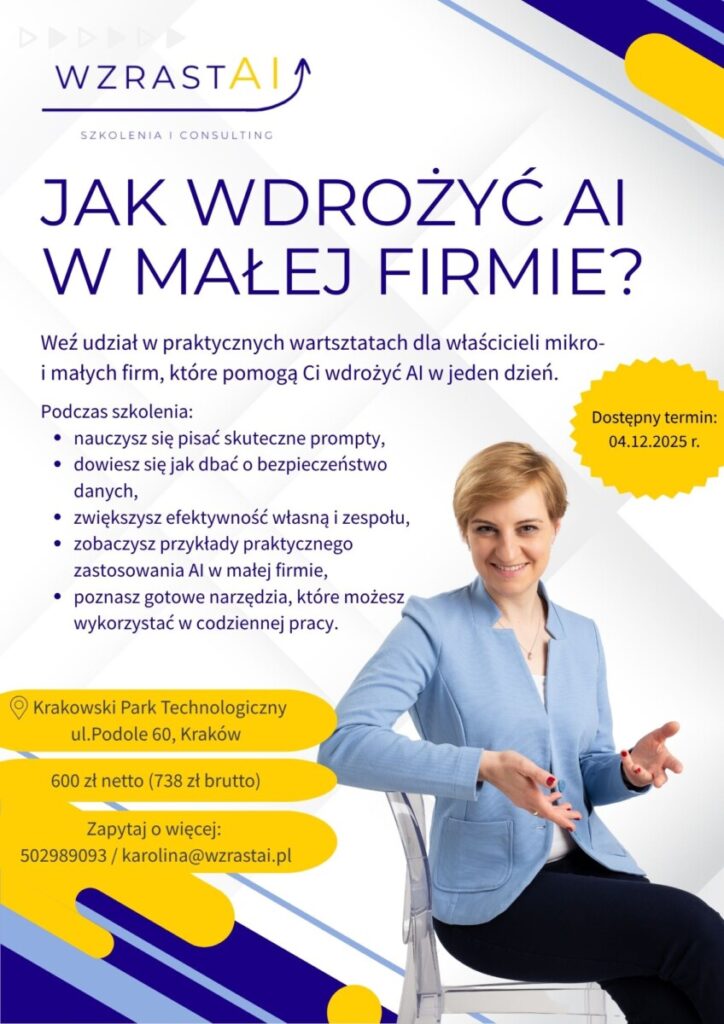 Kurs AI dla mikro- i małych firm